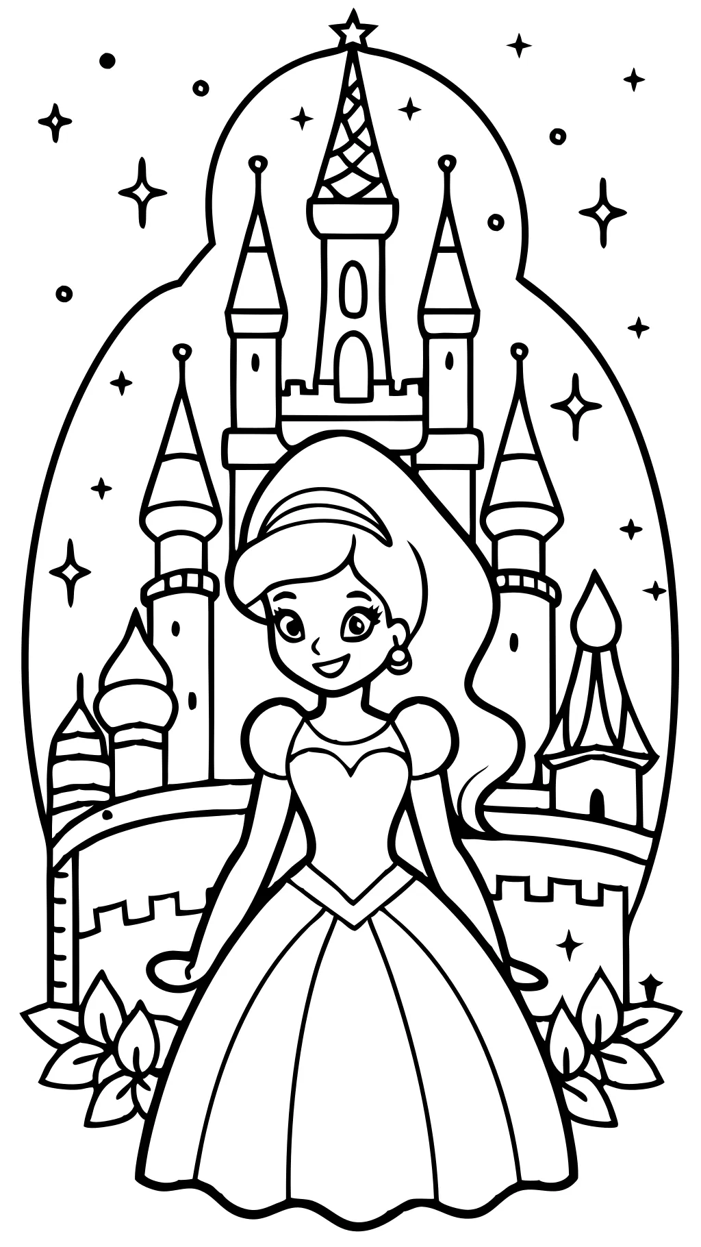 coloriage de princesse imprimable gratuite Disney